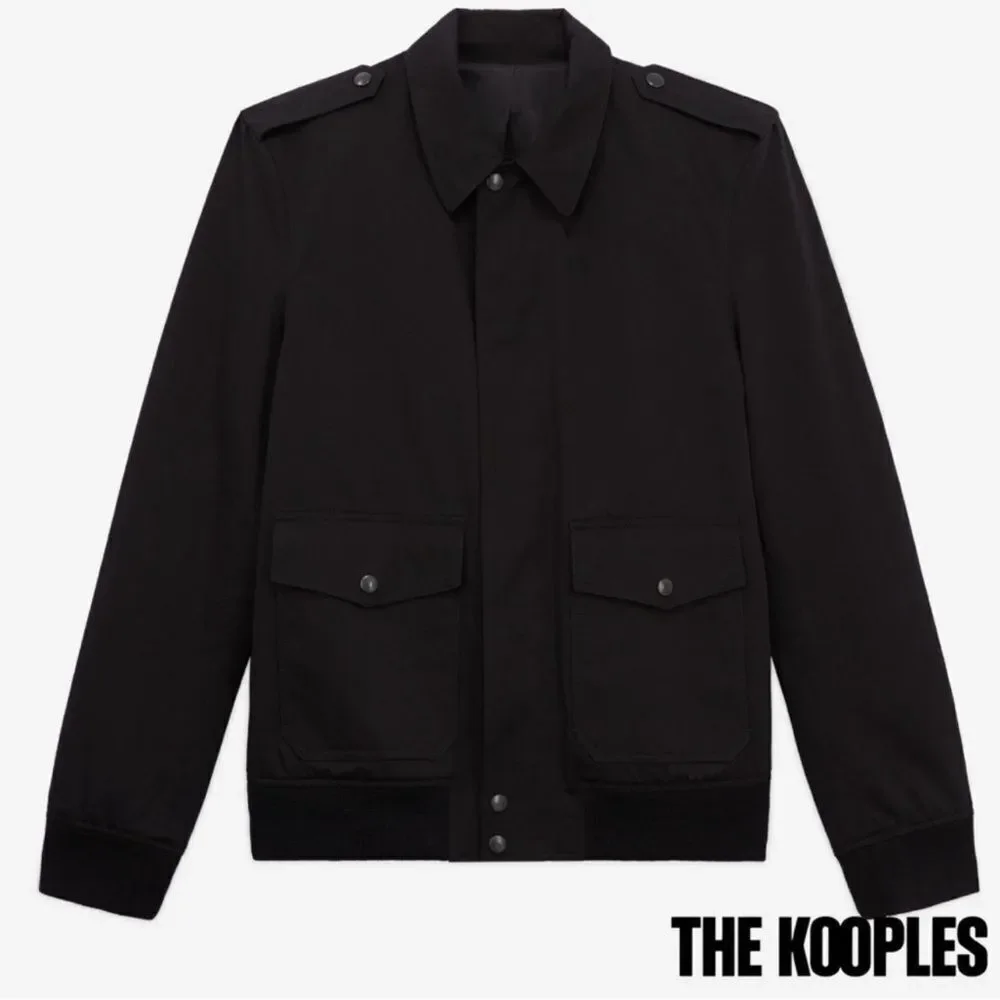 $600 The Kooples Men’s Black Jacket NWT
